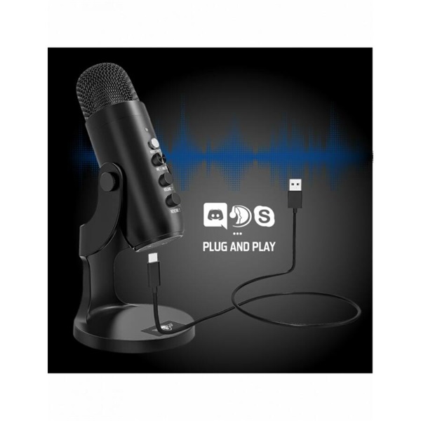 Spirit of Gamer EKO 700 fekete USB mikrofon