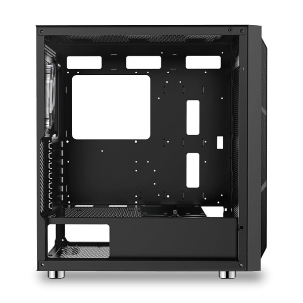 Spirit of Gamer GHOST 5 RGB fekete ablakos táp nélküli ATX ház