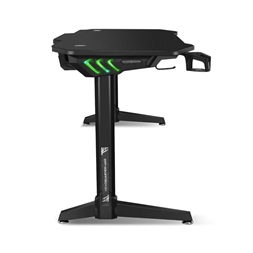 Spirit of Gamer Headquarter 400 RGB LED fekete gamer asztal