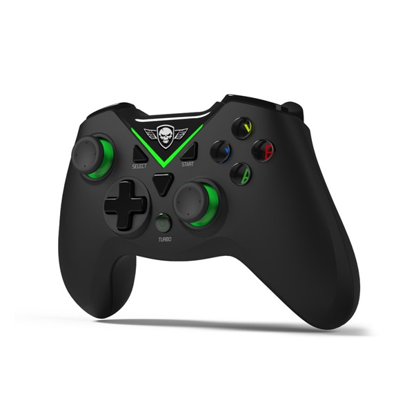 Spirit of Gamer PGX WIRED fekete-zöld Xbox One/PC vezetékes kontroller