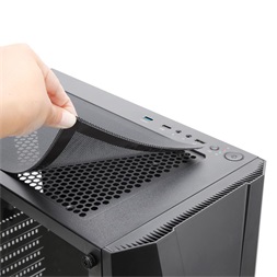 Spirit of Gamer Rogue V RGB fekete ablakos táp nélküli ATX ház