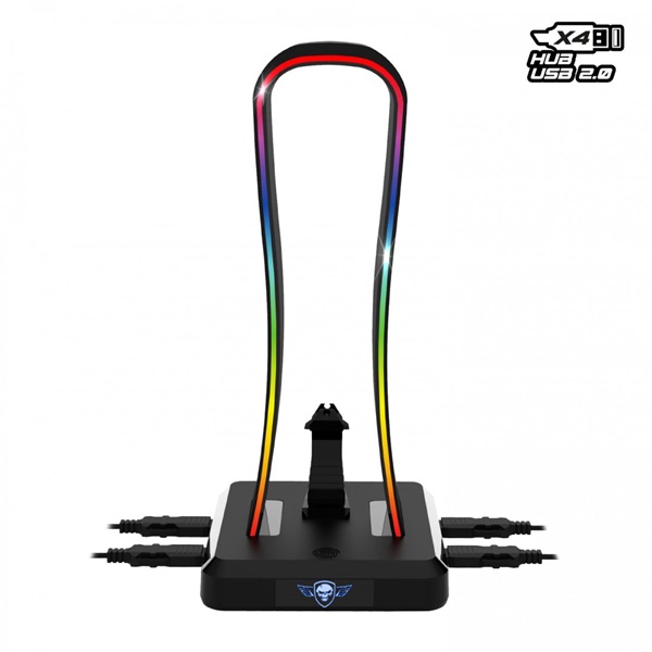 Spirit of Gamer SENTINEL RGB USB fejhallgató állvány