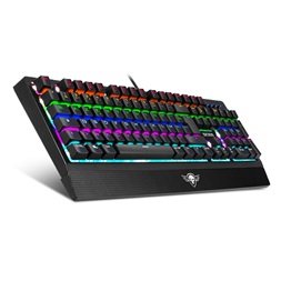 Spirit of Gamer XPERT K500 HUN fekete RGB USB mechanikus gamer billentyűzet