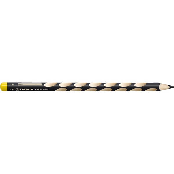 Stabilo Easy balkezes fekete színes ceruza