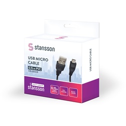 Stansson 15cm USB micro kábel