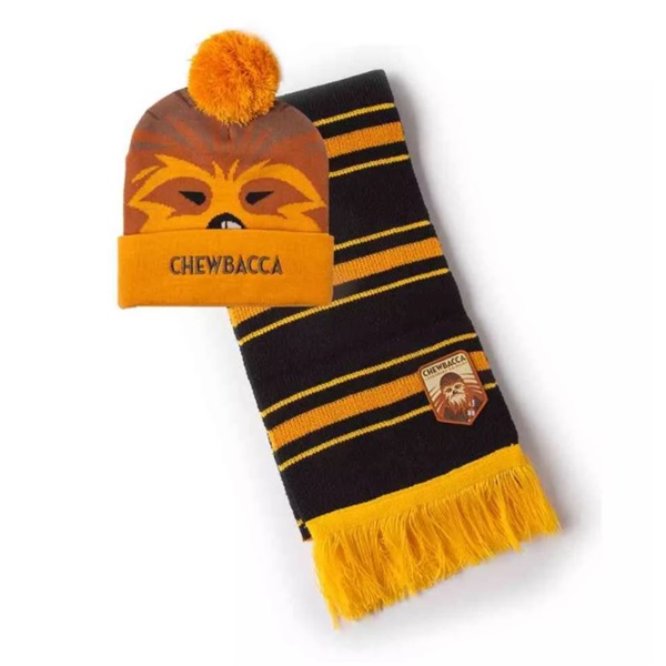 Star Wars - Chewbacca kötött sapka és sál csomag
