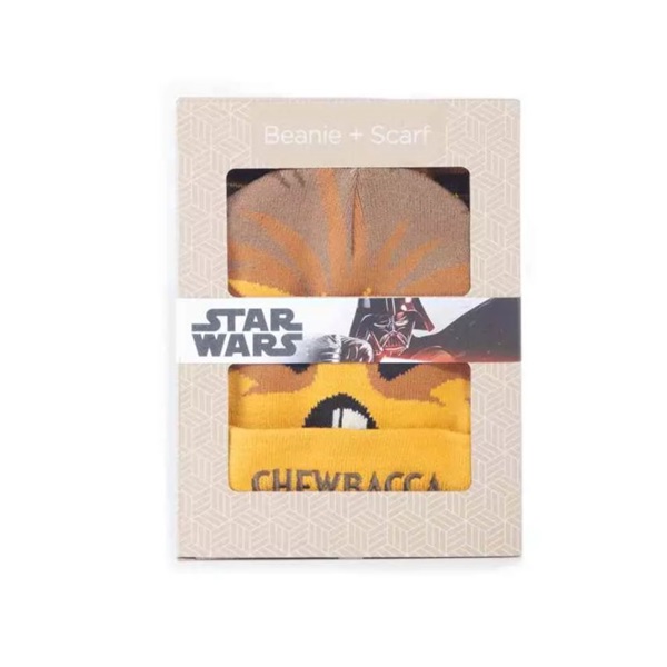 Star Wars - Chewbacca kötött sapka és sál csomag
