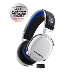 SteelSeries Arctis 7P+ PS5 fehér vezeték nélküli gamer headset