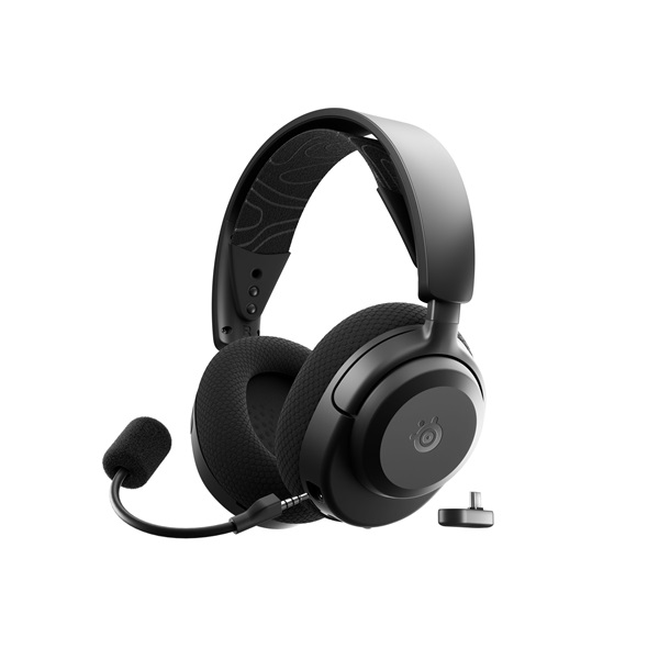SteelSeries Arctis Nova 3P vezeték nélküli fekete gamer headset