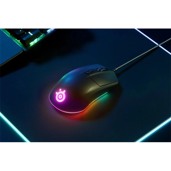 SteelSeries Rival 3 fekete optikai gamer egér