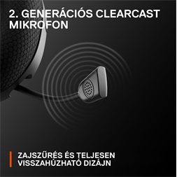 Steelseries Arctis Nova 1 fekete gamer headset