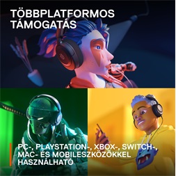 Steelseries Arctis Nova 1 fekete gamer headset