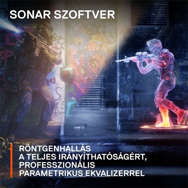 Steelseries Arctis Nova 1 fekete gamer headset