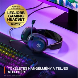 Steelseries Arctis Nova 1 fekete gamer headset
