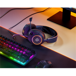 Steelseries Arctis Nova 3 fekete gamer headset