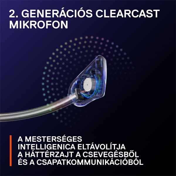 Steelseries Arctis Nova 3 fekete gamer headset