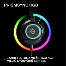 Steelseries Arctis Nova 3 fekete gamer headset