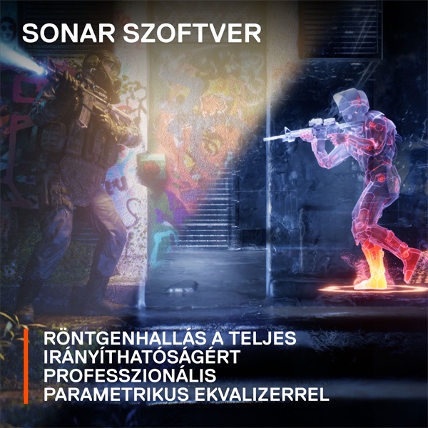 Steelseries Arctis Nova 3 fekete gamer headset