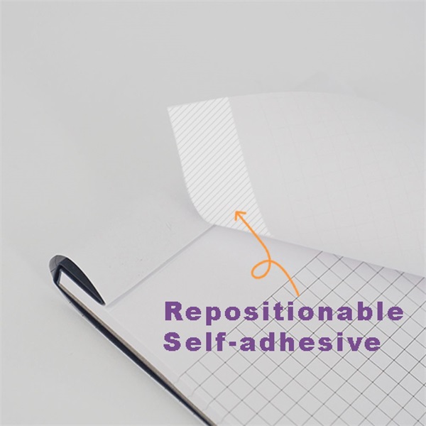 Stick`N 190,5x114 mm 50 lap/tömb négyzetrácsos fehér öntapadó jegyzetfüzet