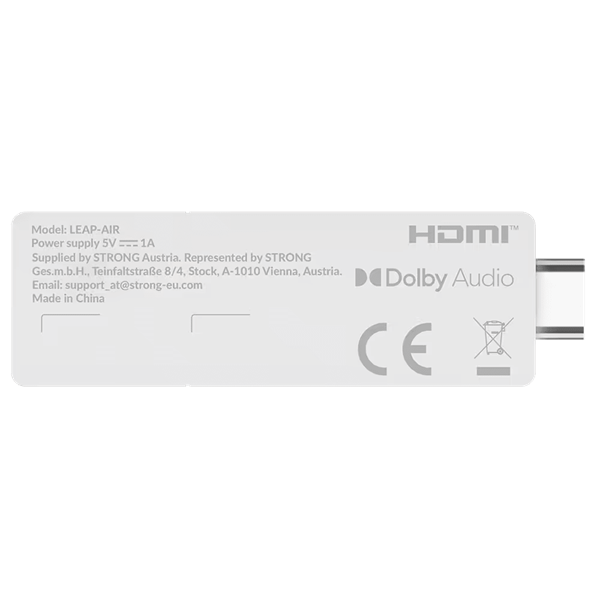 Strong LEAP-AIR Google TV Stick / TV okosító / médialejátszó
