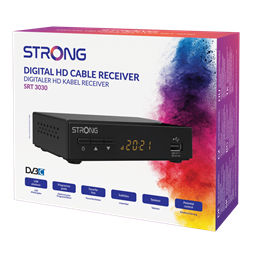 Strong SRT3030 HD DVB-C digitális kábel vevőkészülék / Set-Top-Box