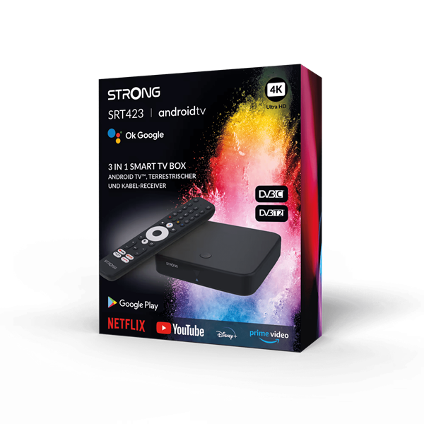 Strong SRT423 Android Box / HDTV vevőegység / Tv okosító / médialejátszó