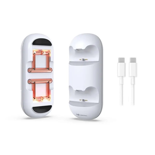Subsonic SA5632 PS5 Duo LED fehér kontroller töltőállomás