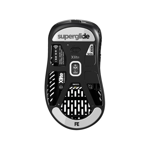 Superglide Glass Skates egértalp - Pulsar Xlite Wireless fehér