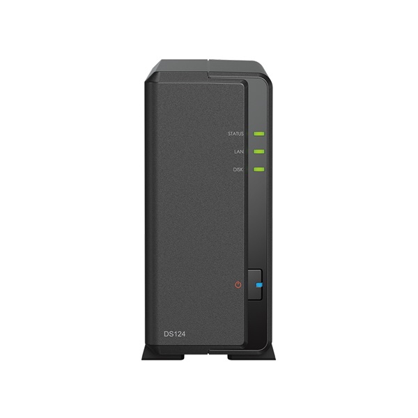 Synology DiskStation DS124 1x SSD/HDD NAS + regisztrációs kártya