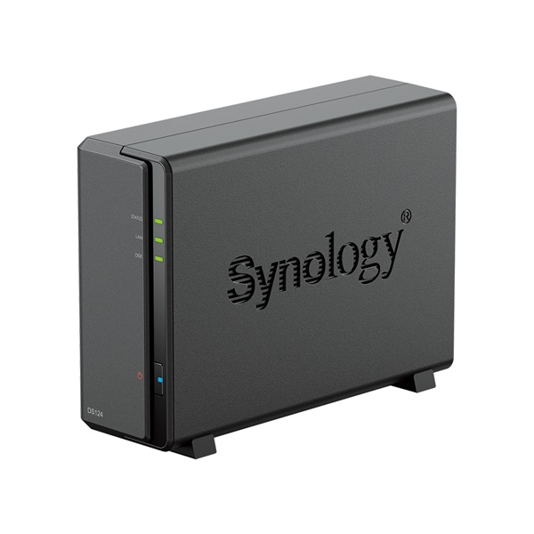 Synology DiskStation DS124 1x SSD/HDD NAS + regisztrációs kártya