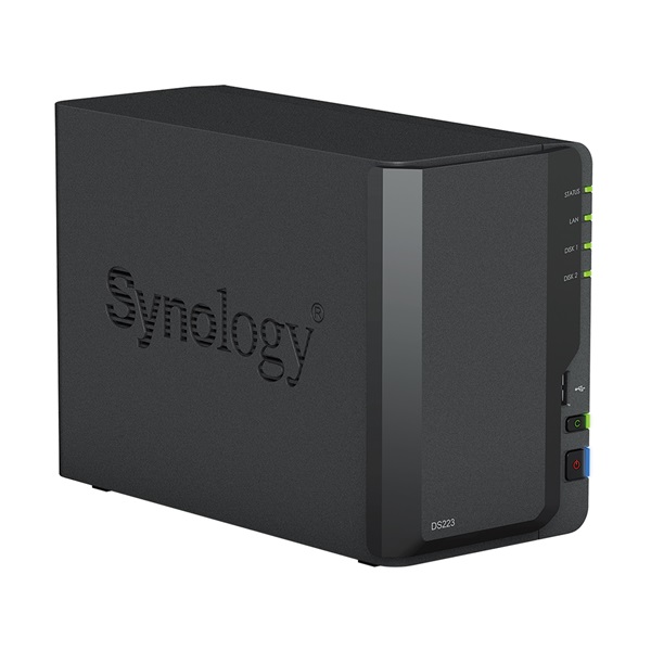 Synology DiskStation DS223 2x SSD/HDD NAS + regisztrációs kártya
