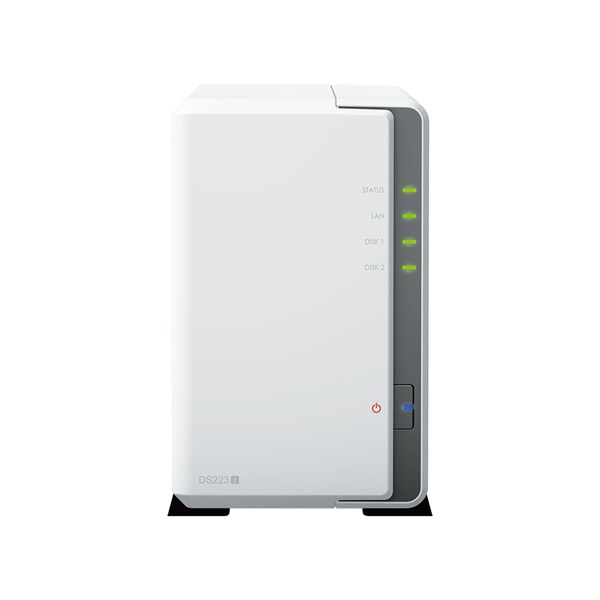 Synology DiskStation DS223j 2x SSD/HDD NAS + regisztrációs kártya