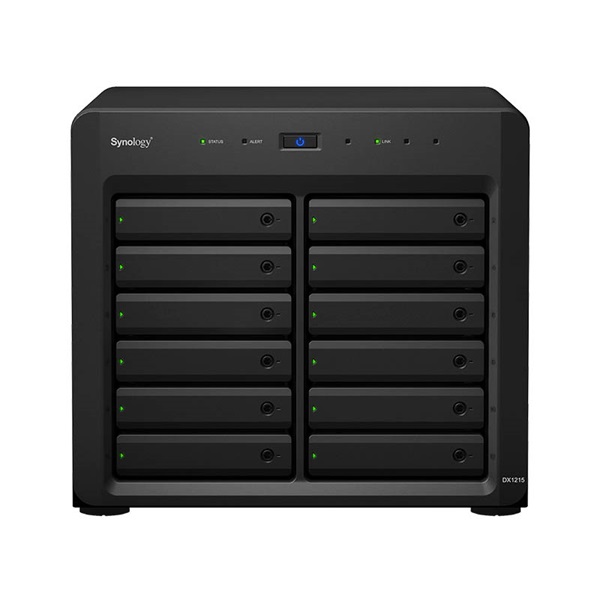 Synology DiskStation DX1215 II 12x SSD/HDD NAS tárhelybővítő