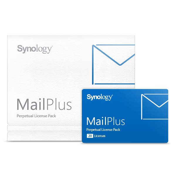 Synology MailPlus 1év/20 email-fiókhoz license pack