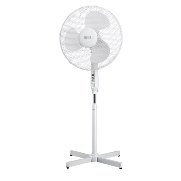 TEESA TSA8022 fehér, 43 cm, sebességfokozat száma:3, 45 W, álló ventilátor