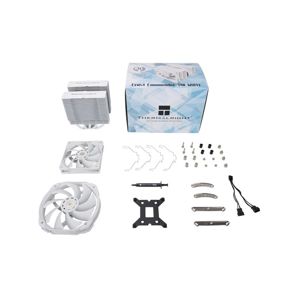 THERMALRIGHT FROST COMMANDER 140 WHITE processzor hűtő fehér