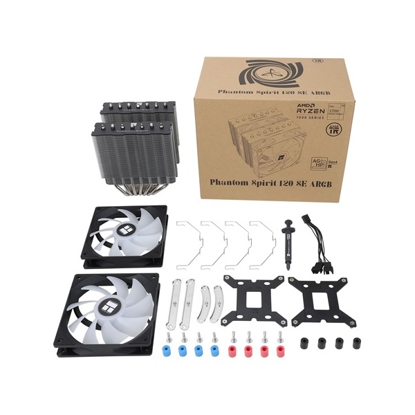 THERMALRIGHT Phantom Spirit 120 SE ARGB processzor hűtő aluminium