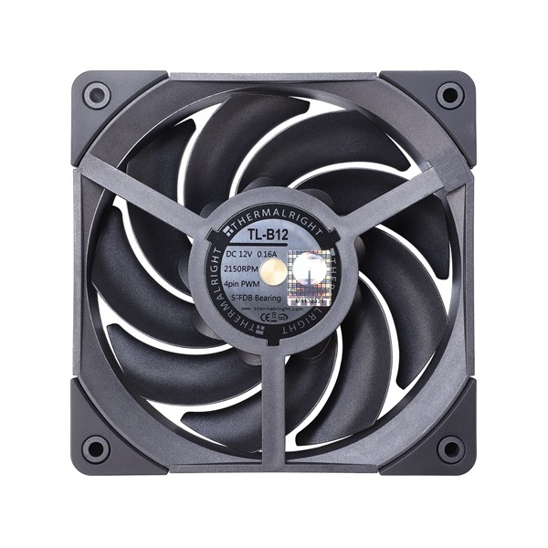 THERMALRIGHT TL-B12 rendszerhűtő ventilátor fekete