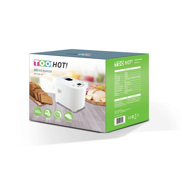 TOO BM-580-W fehér kenyérsütő