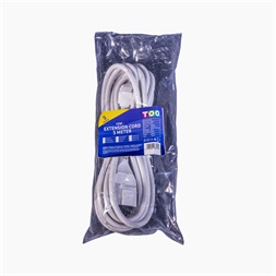 TOO CEW-150 5 méter 3x1.5mm2 fehér hosszabbító