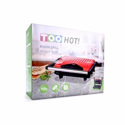 TOO CG-402R-750W piros kontakt grill (Újszerű)