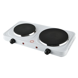 TOO DHP-300WH-1000+1500W fehér dupla elektromos főzőlap (Újszerű)
