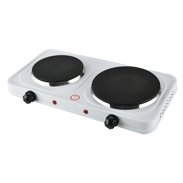 TOO DHP-300WH-1000+1500W fehér dupla elektromos főzőlap