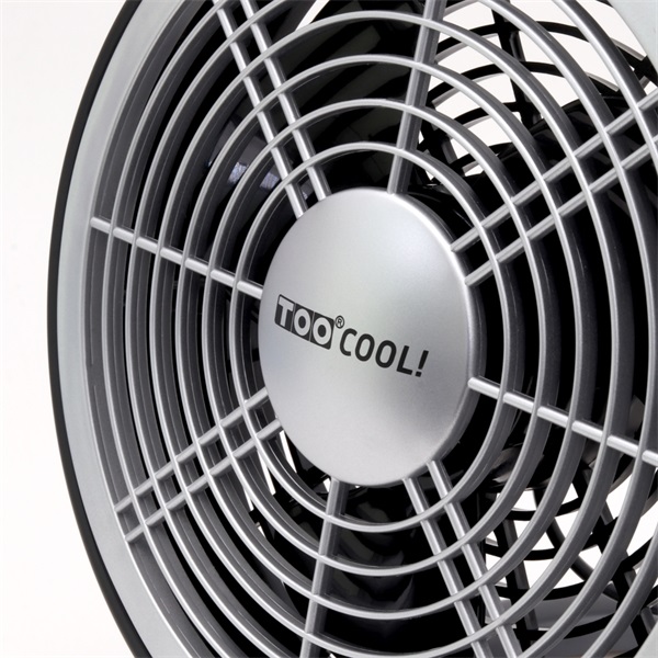 TOO FAND-18-111-BS fekete, 18 cm, sebességfokozat száma:1, 25 W, asztali ventilátor