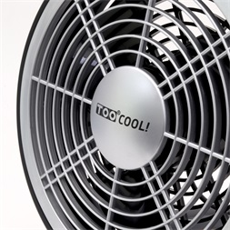 TOO FAND-18-111-BS fekete, 18 cm, sebességfokozat száma:1, 25 W, asztali ventilátor