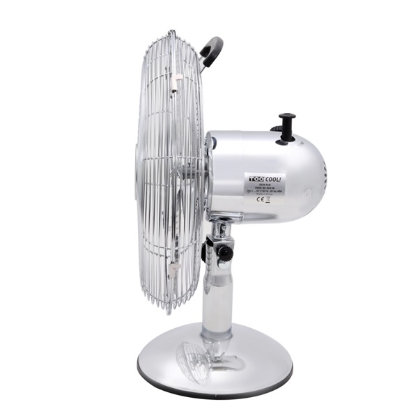 TOO FAND-30-300-M ezüst, 30 cm, sebességfokozat száma:3, 35 W, asztali ventilátor
