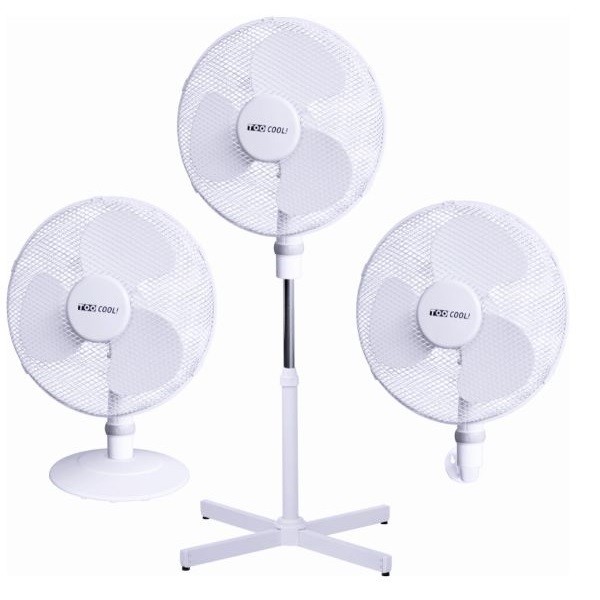 TOO FANS-40-112-W-3IN1 fehér, 40 cm, sebességfokozat száma:3, 40 W, álló ventilátor