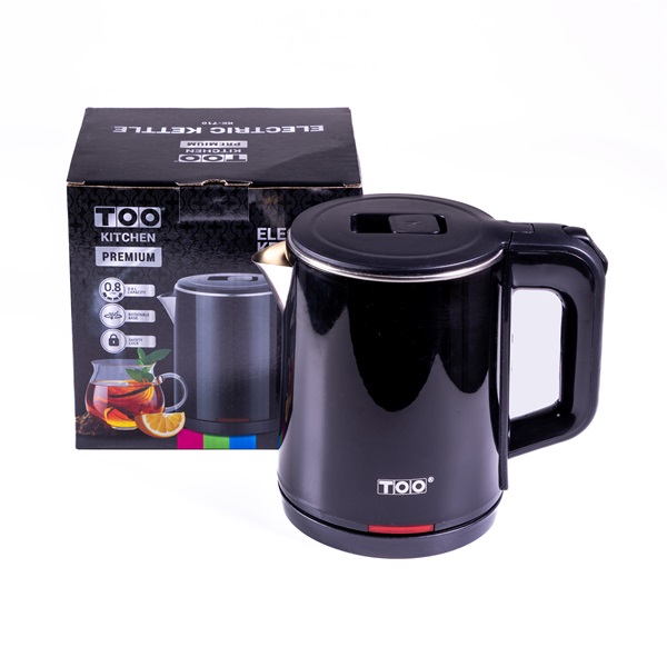 TOO KE-710 0,8L-es fekete prémium vízforraló (Újszerű)