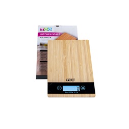 TOO KSC-400-LB bambusz konyhai mérleg