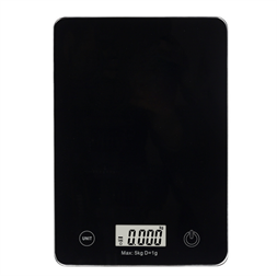 TOO KSC-200-B fekete konyhai mérleg